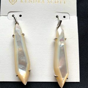 Kendra Scott Grey Drop Earrings
